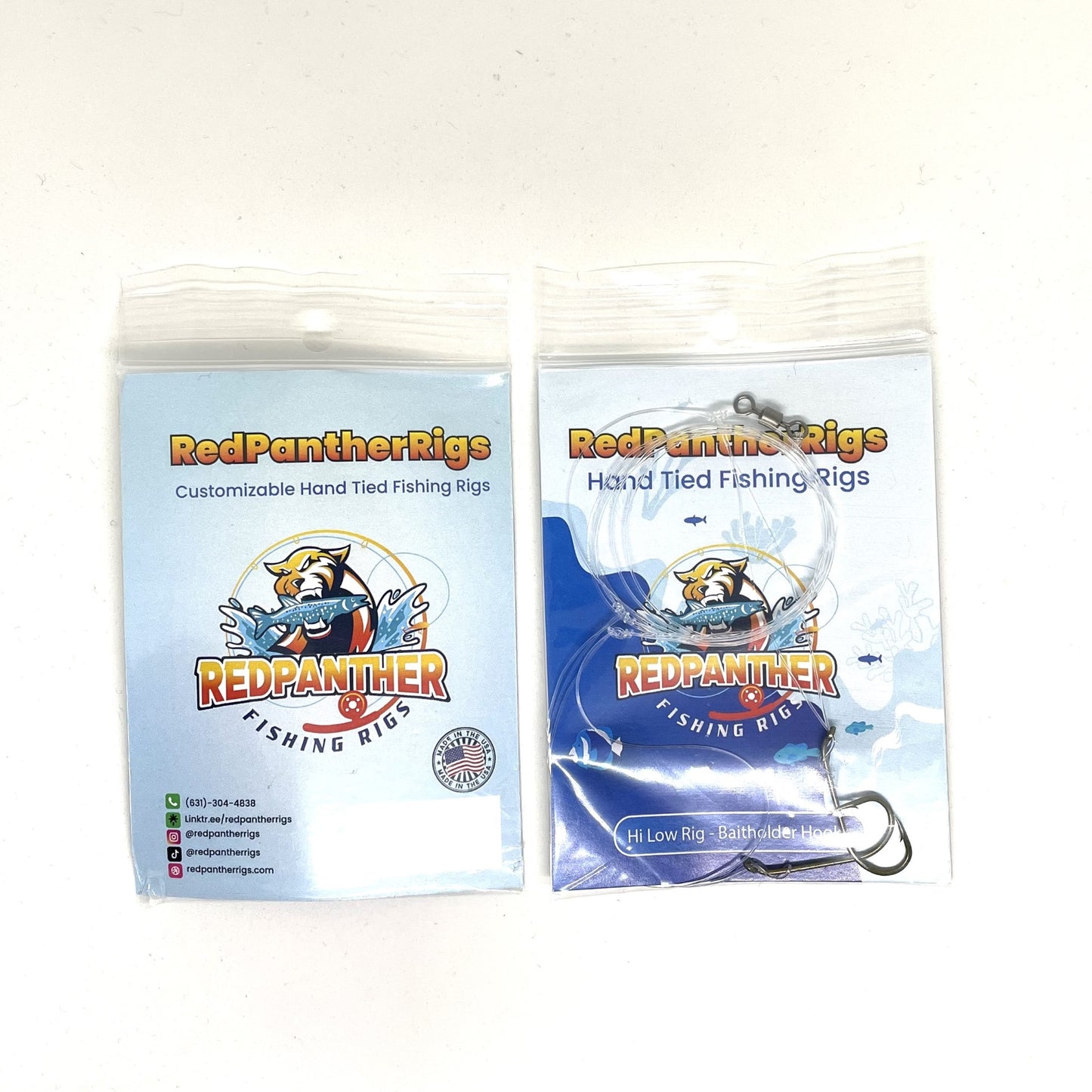 Hi-Lo Porgy Rig - #2 Baitholder Hooks