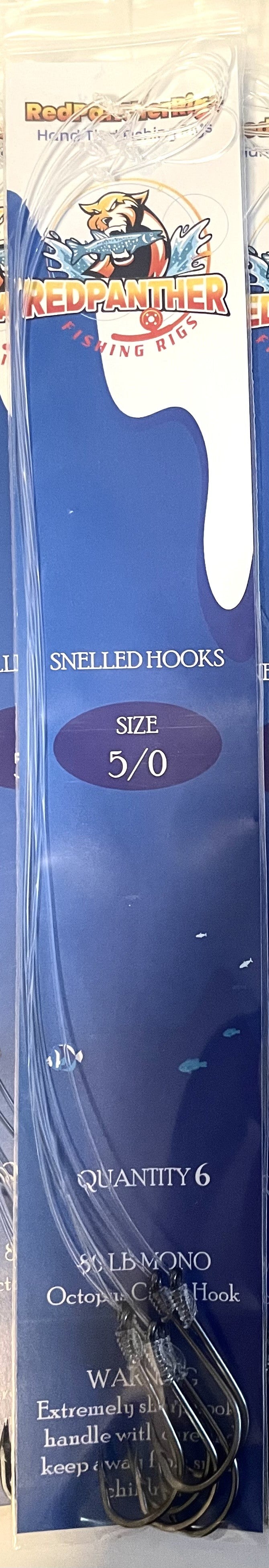 5/0 Octopus Snells 5 Count