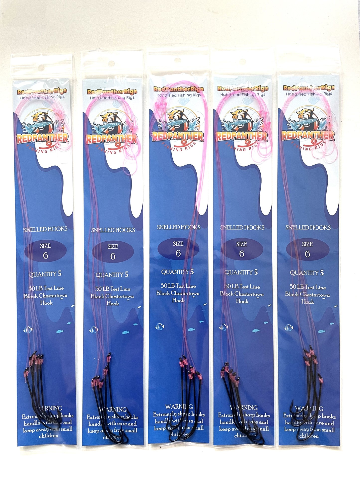 Snelled Chestertown Hooks - Size #6