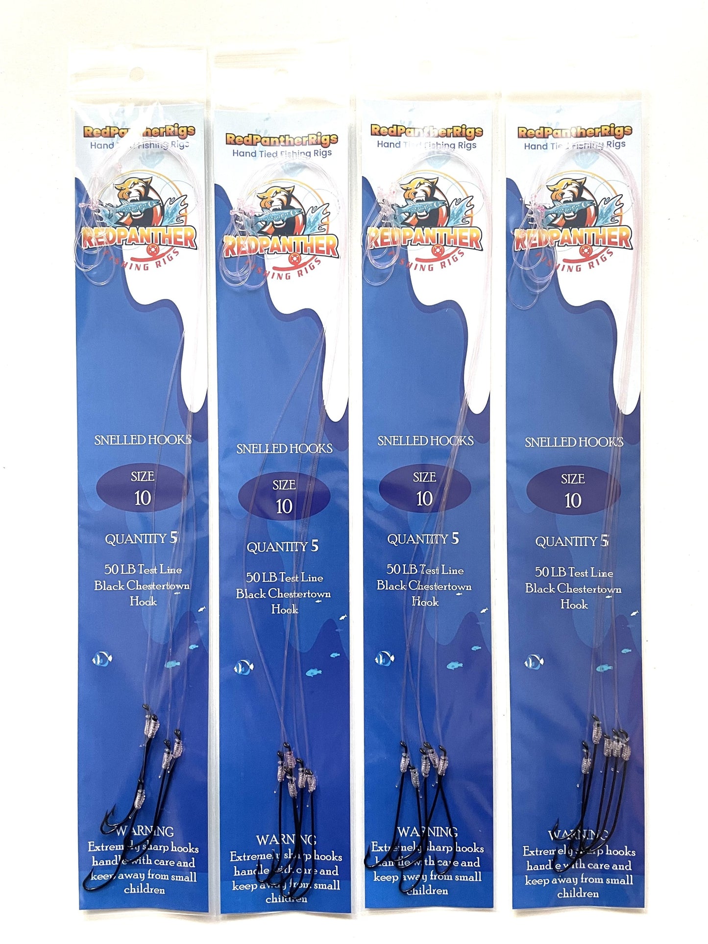 Snelled Chestertown Hooks - Size #10