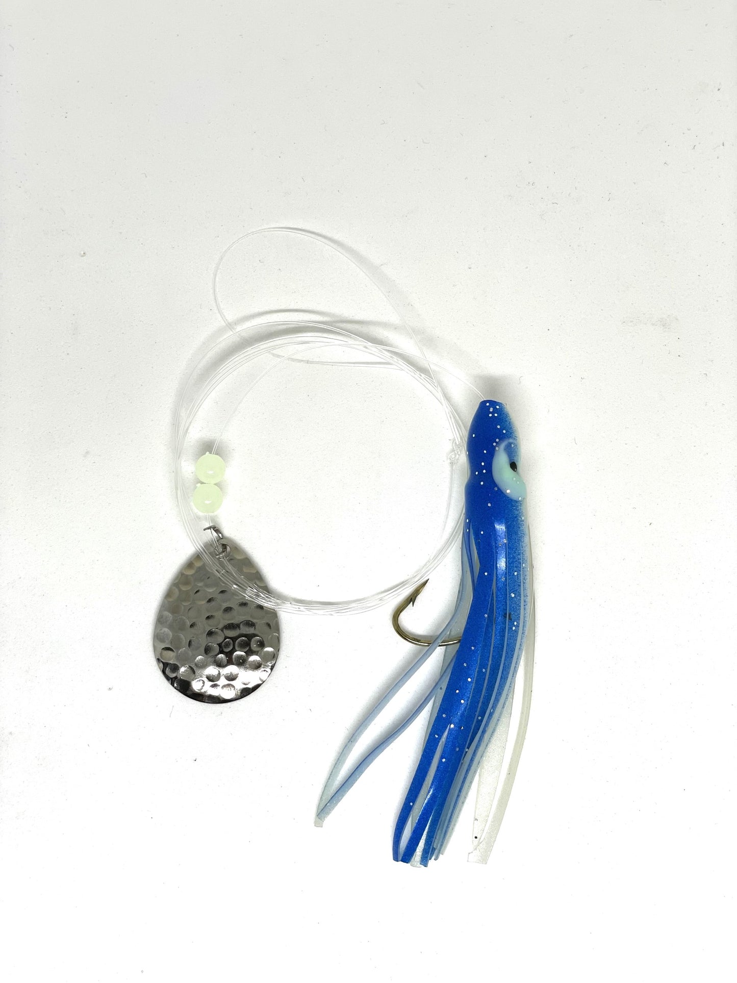 Blue & White Squid - Fluke Rig